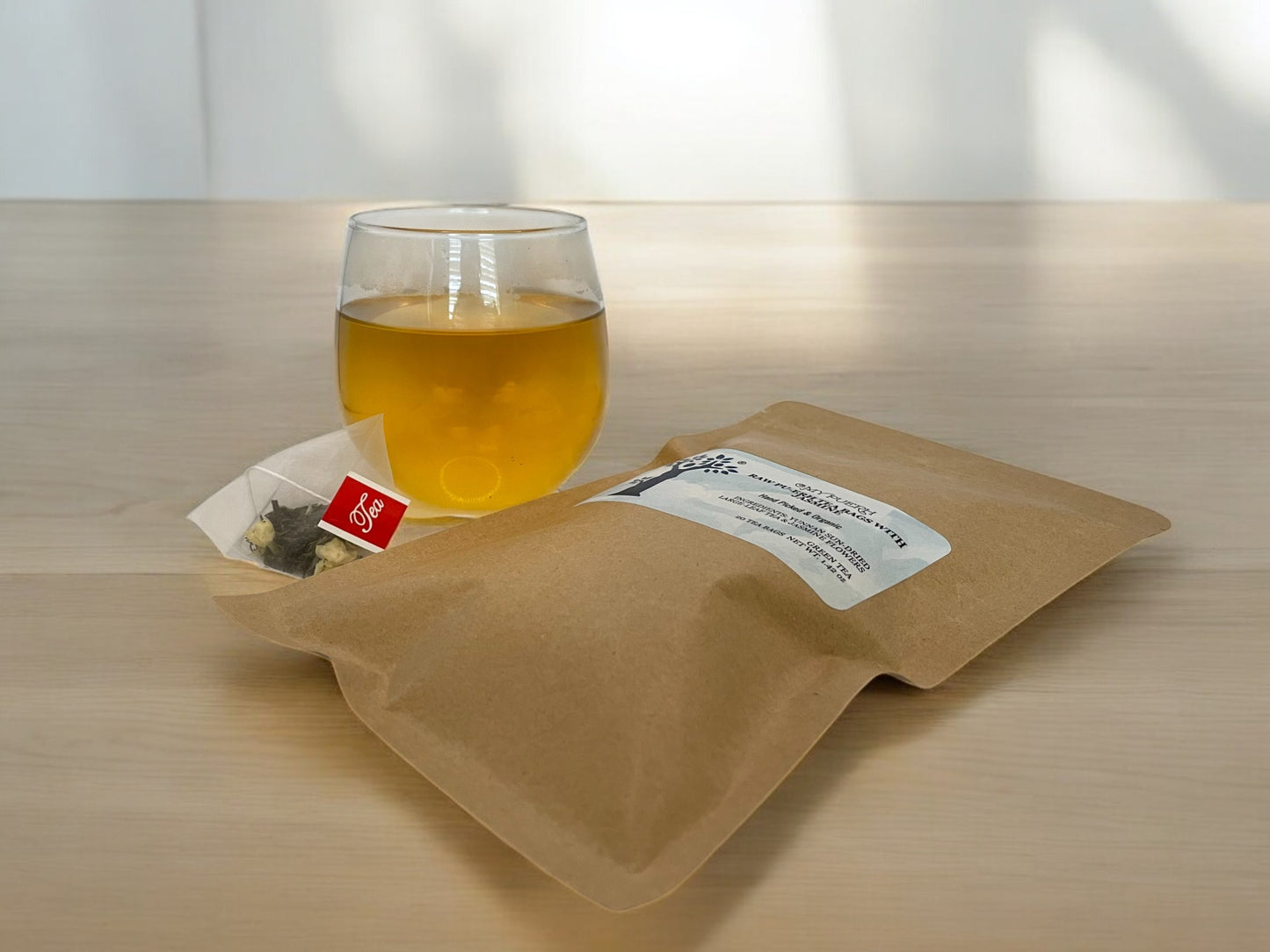 RAW PU-ERH TEA BAGS WITH JASMINE